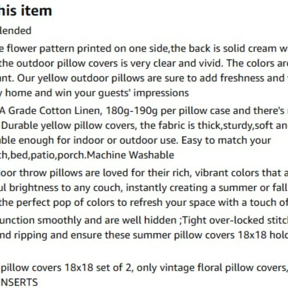 Floral Pillow Covers with flowers - 18